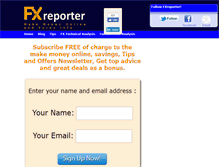 Tablet Screenshot of fxreporter.com